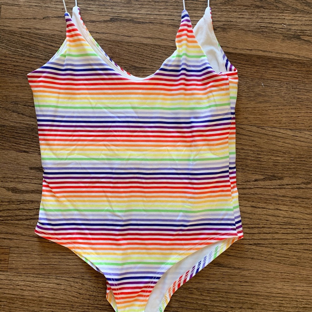 Multi colored body suit